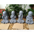 China factory supplied hand carved baby natural granite buddha sculpture for garden decoration